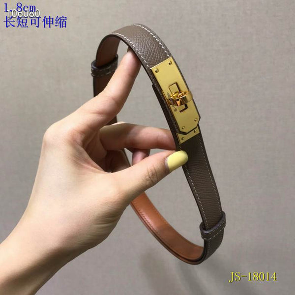 Adjustable Leather Belt 18MM